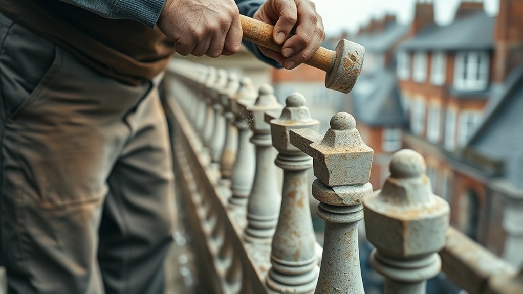 Balustrade Repair Winchmore Hill