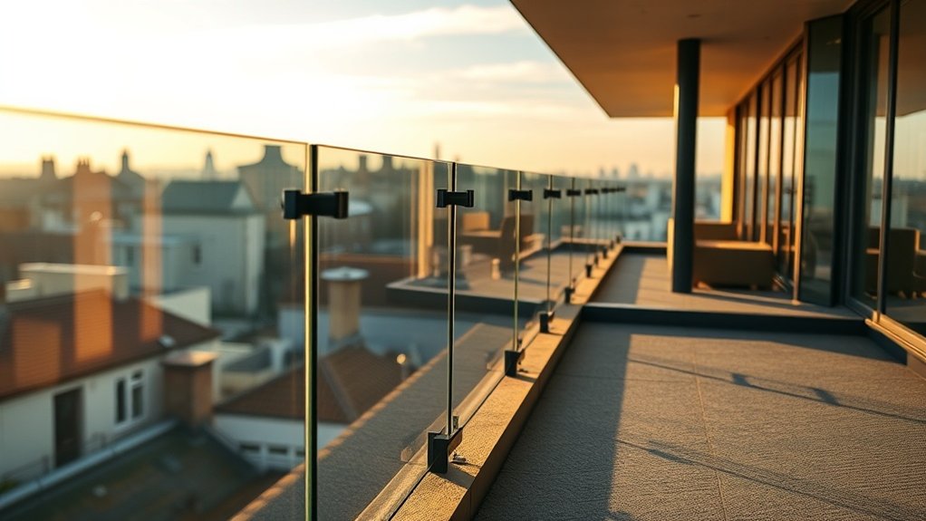 Terrace Glass Balustrades Winchmore Hill