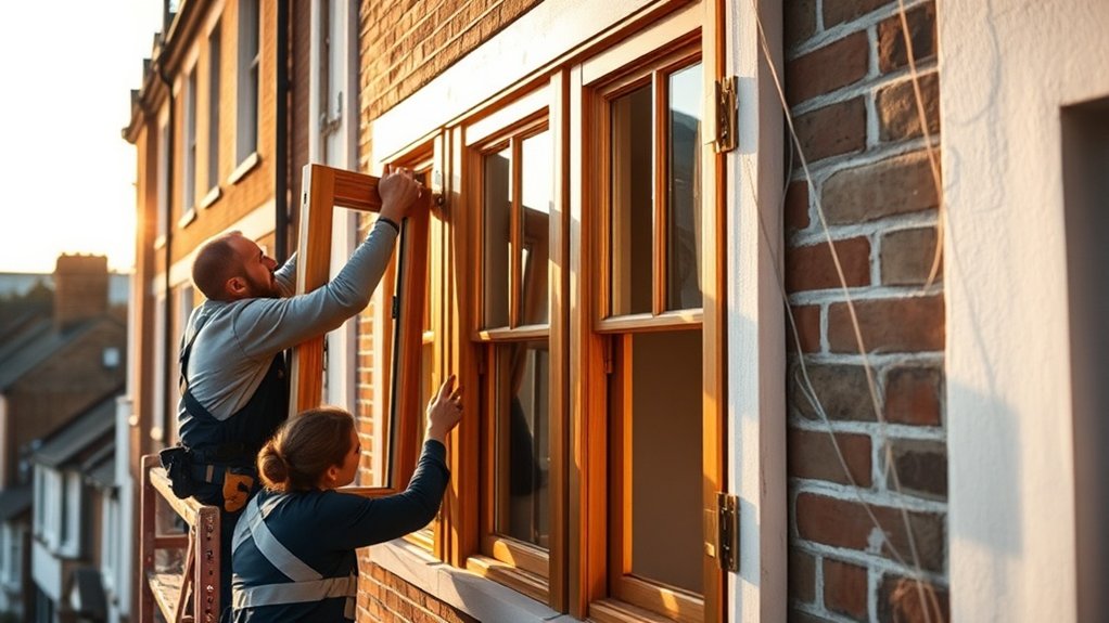 Wooden Window Installation Winchmore Hill